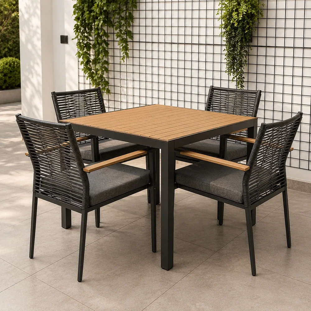 Outdoor Dining Set FF TS090T/TS135C dark gray