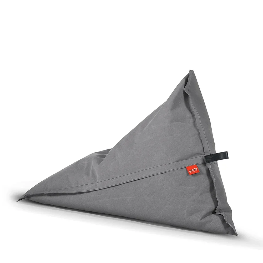 Outdoor Pouf Snug Medium Grey Waste Studio