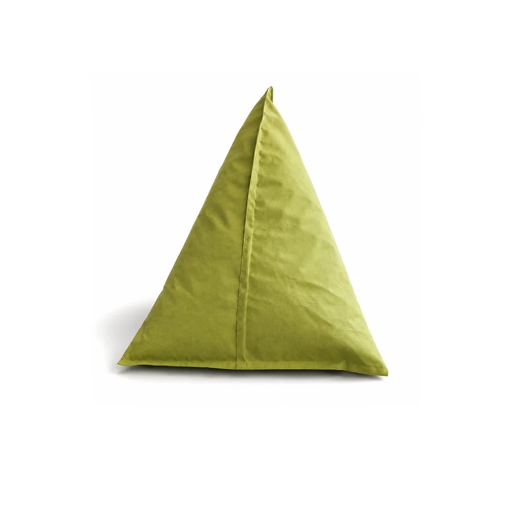 Outdoor Pouf Snug Large Light Green Waste Studio