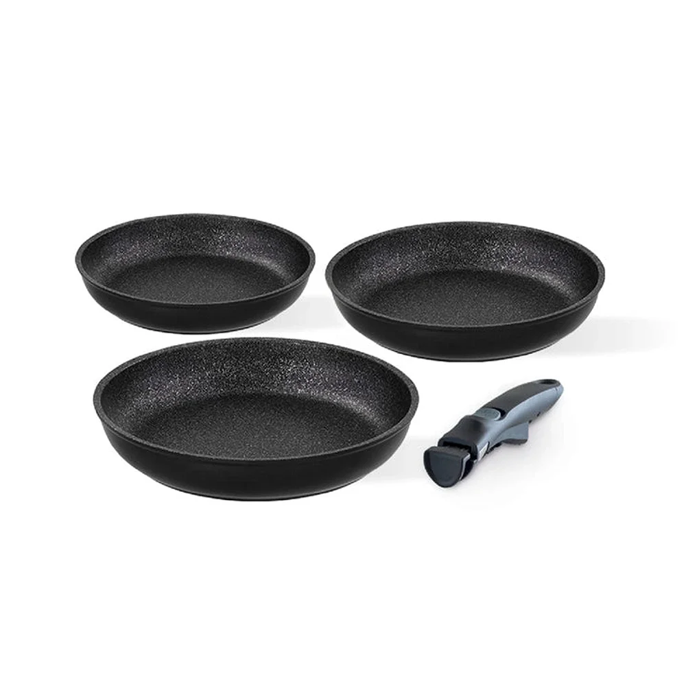 Fry Pan Set Barazzoni GraniticaExtraInductionFacil