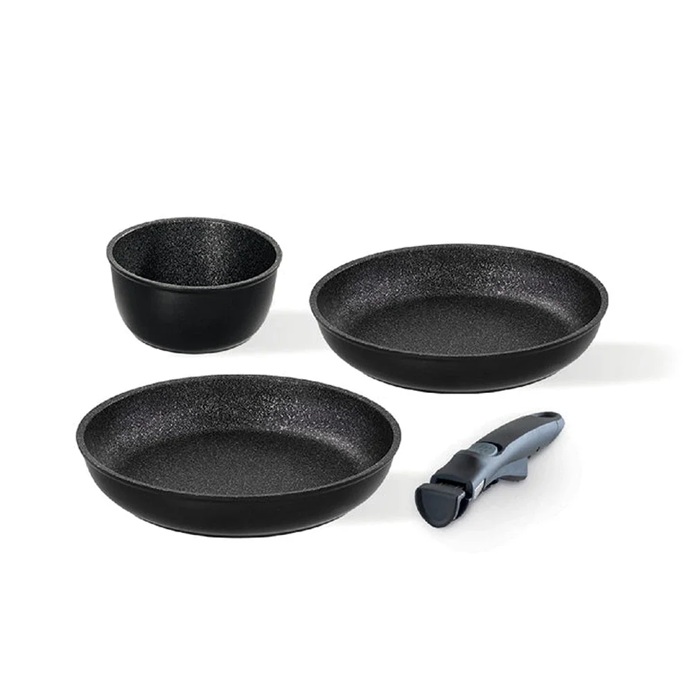 Fry Pan Set Barazzoni GraniticaExtraInductionFacil