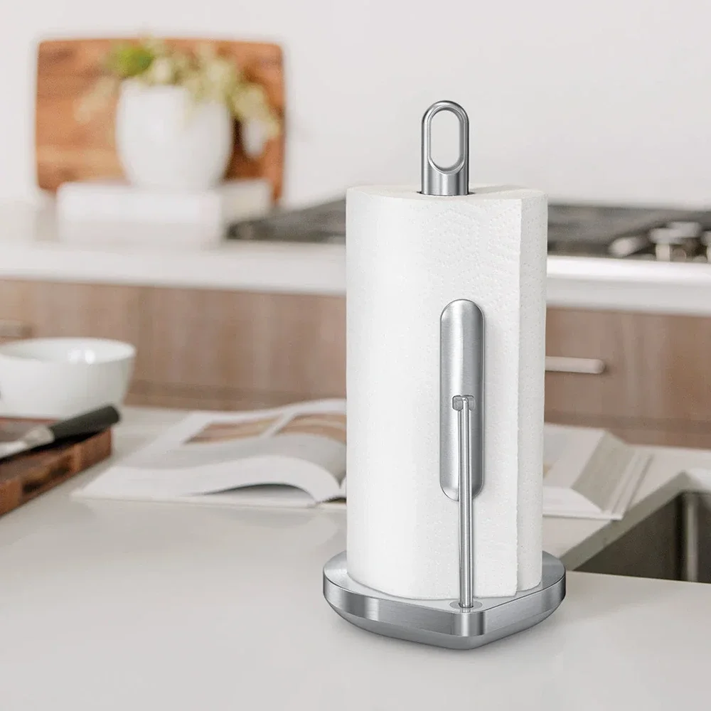 Tension Arm Paper Towel Holder Simplehuman Brushed