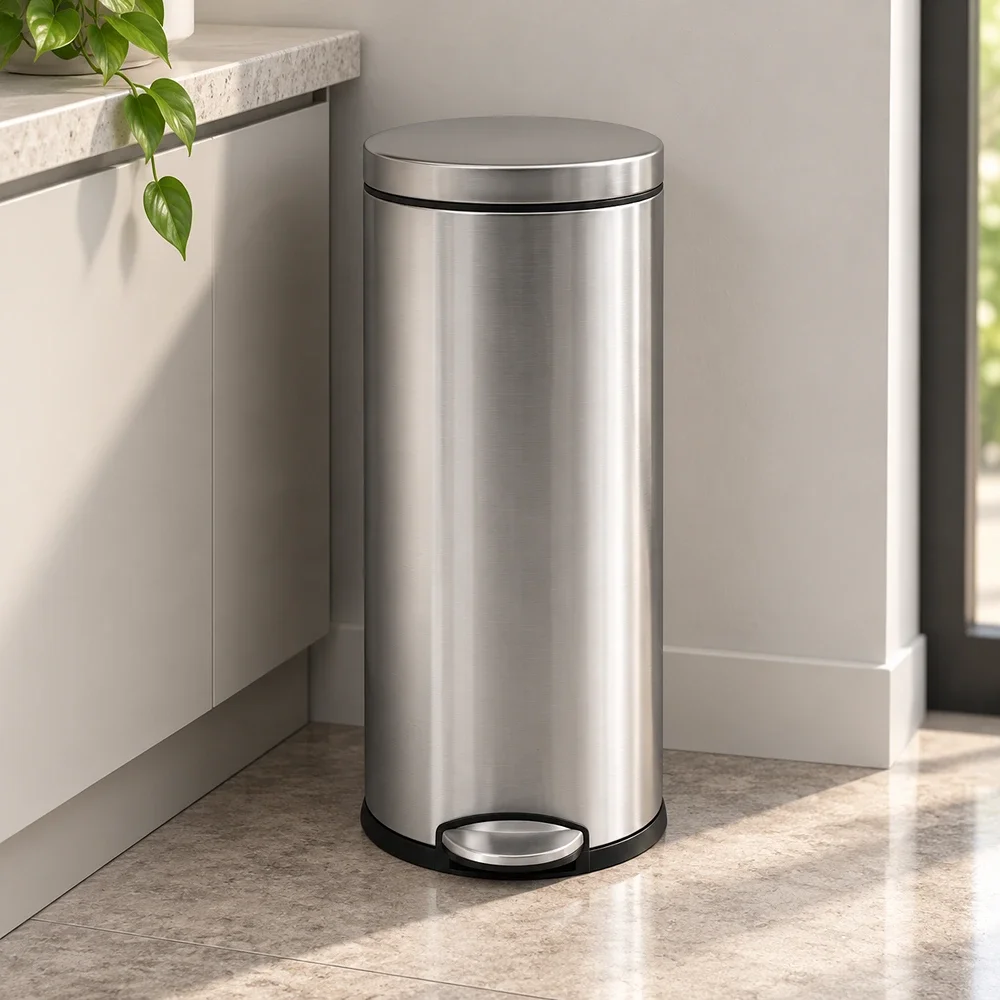 Round Pedal Bin Simplehuman FPP CW1810