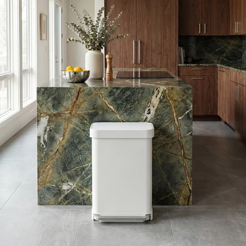 Rectangular Pedal Bin Simplehuman CW2026 white
