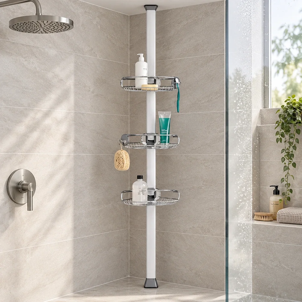 8′ Tension Shower Caddy Simplehuman BT1109DC