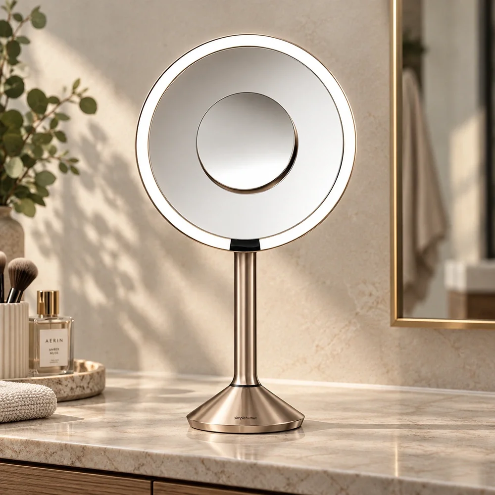 Sensor Mirror ProRechargeable Simplehuman RoseGold