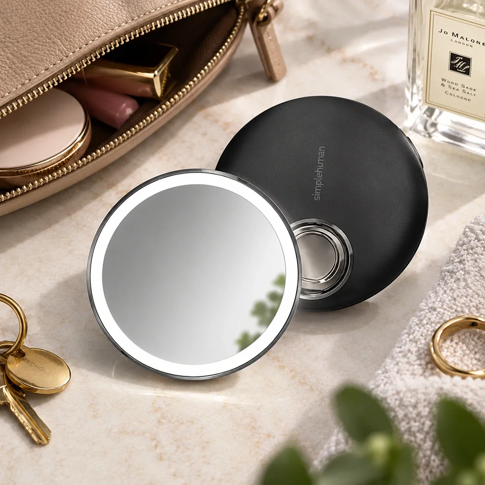 Compact Sensor Mirror Simplehuman Black ST3030